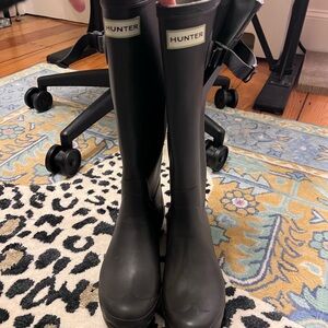 Original Tall Hunter Charcoal Grey Rain Boots